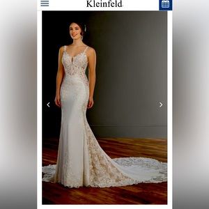 This is a brand new never worn or altered Martina Liana style ML 1128.
